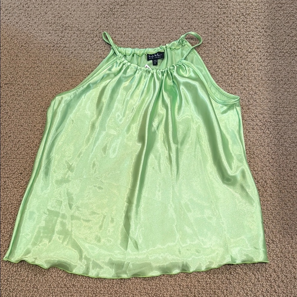 Nicole Miller Green Top